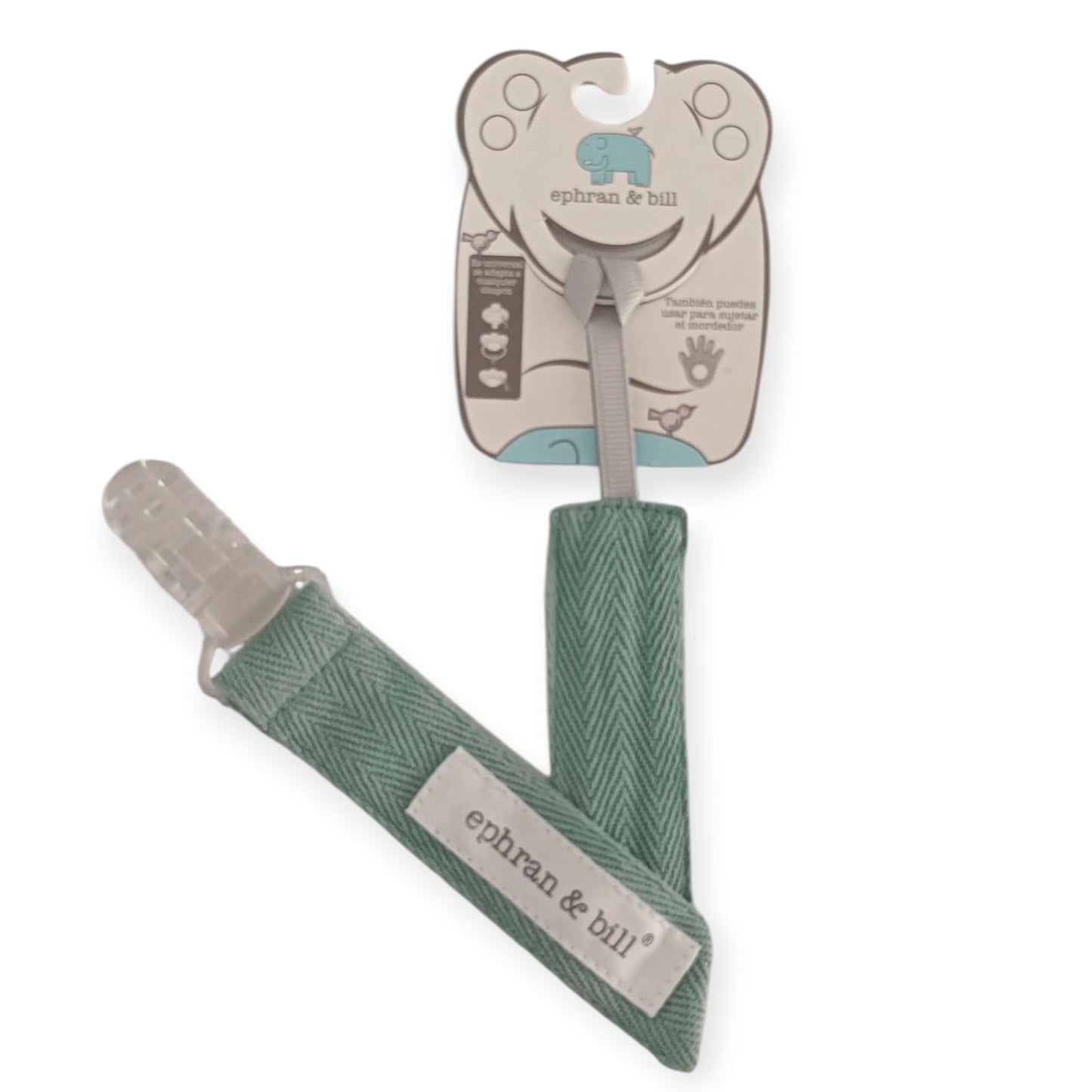 Porta Chupón con Clip Silicona