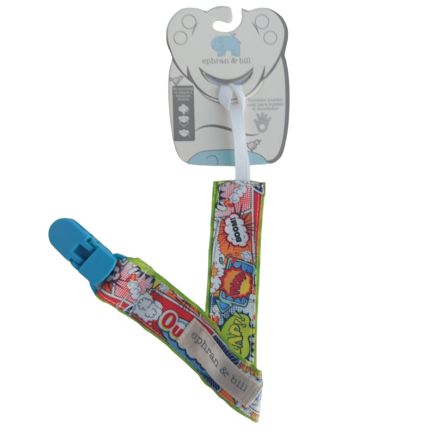 Porta Chupón con Clip Silicona