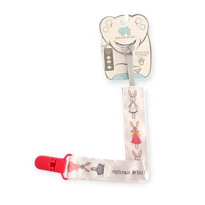 Porta Chupón con Clip Silicona