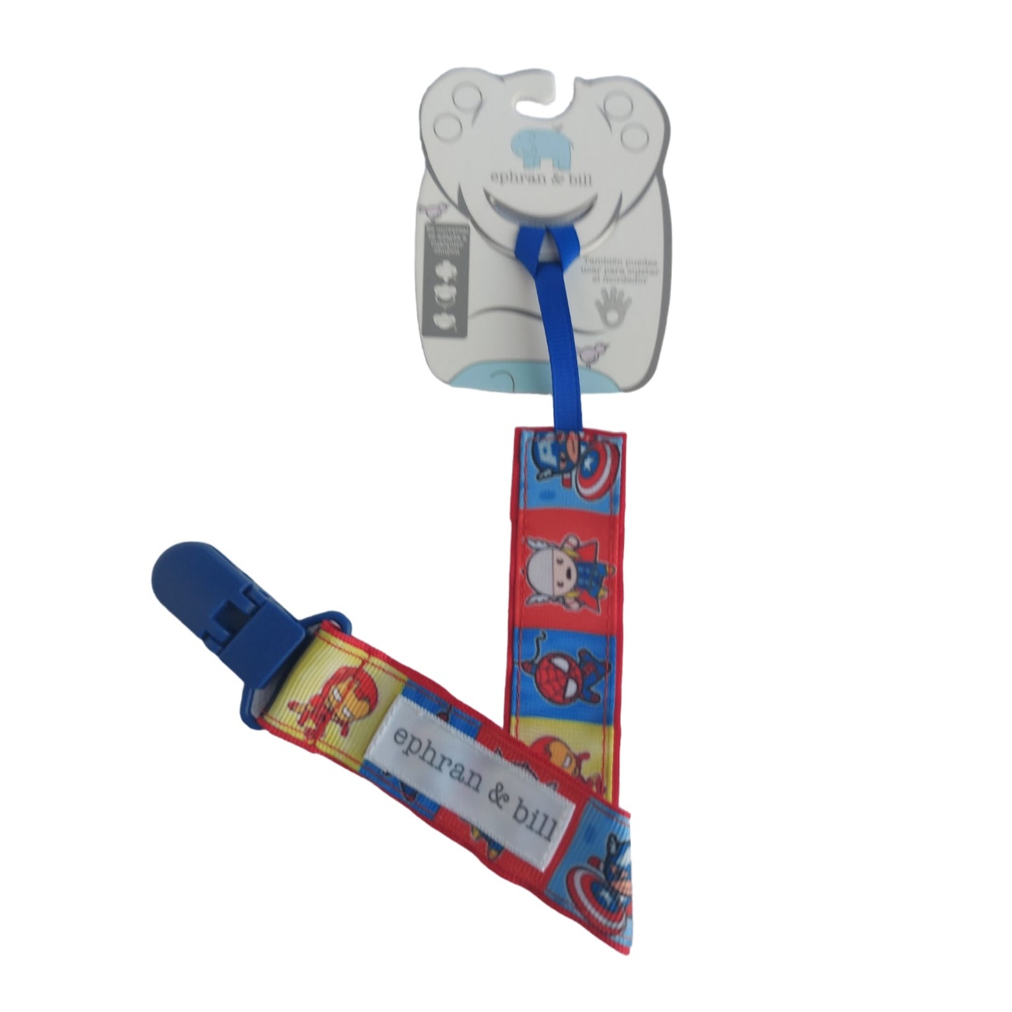 Porta Chupón con Clip Silicona