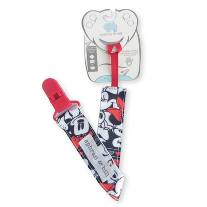 Porta Chupón con Clip Silicona