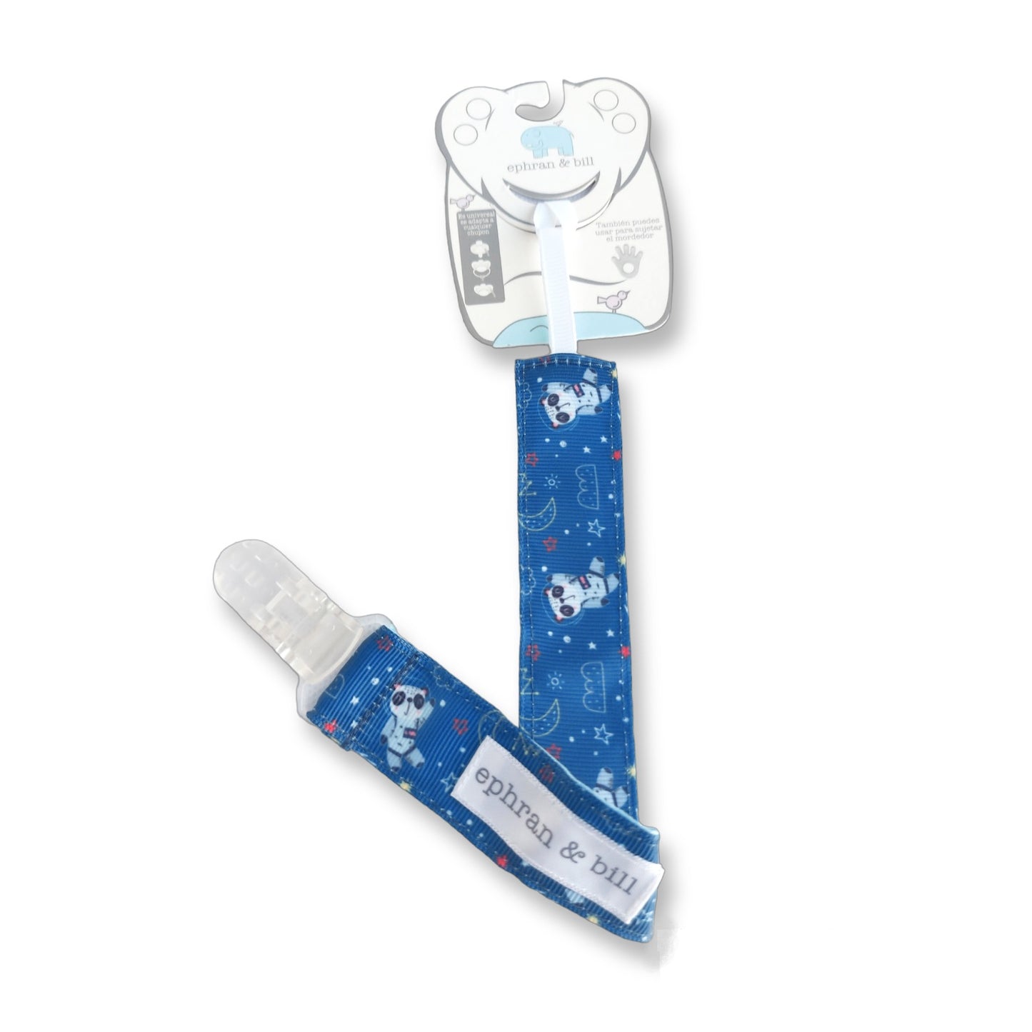 Porta Chupón con Clip Silicona