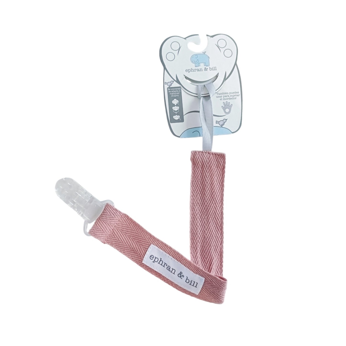 Porta Chupón con Clip Silicona