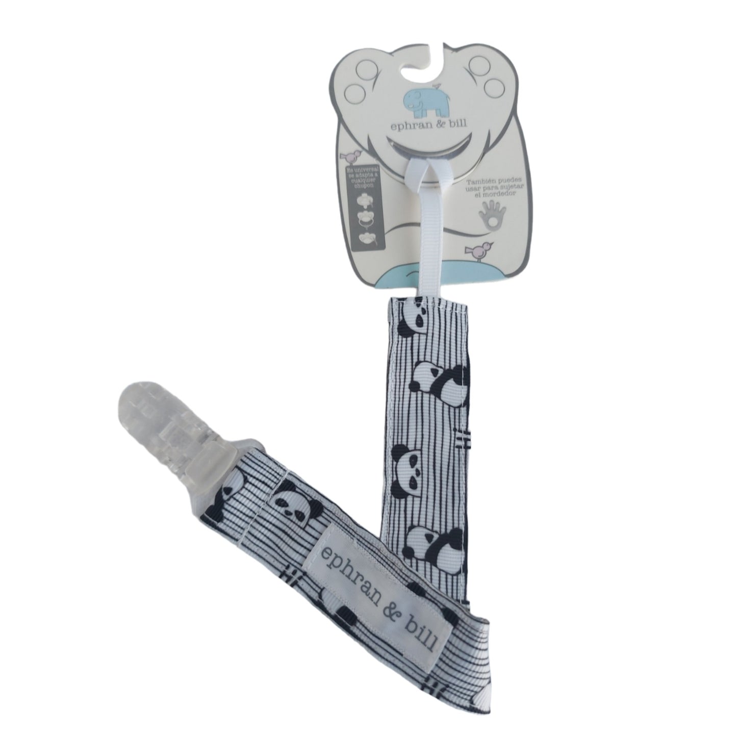 Porta Chupón con Clip Silicona