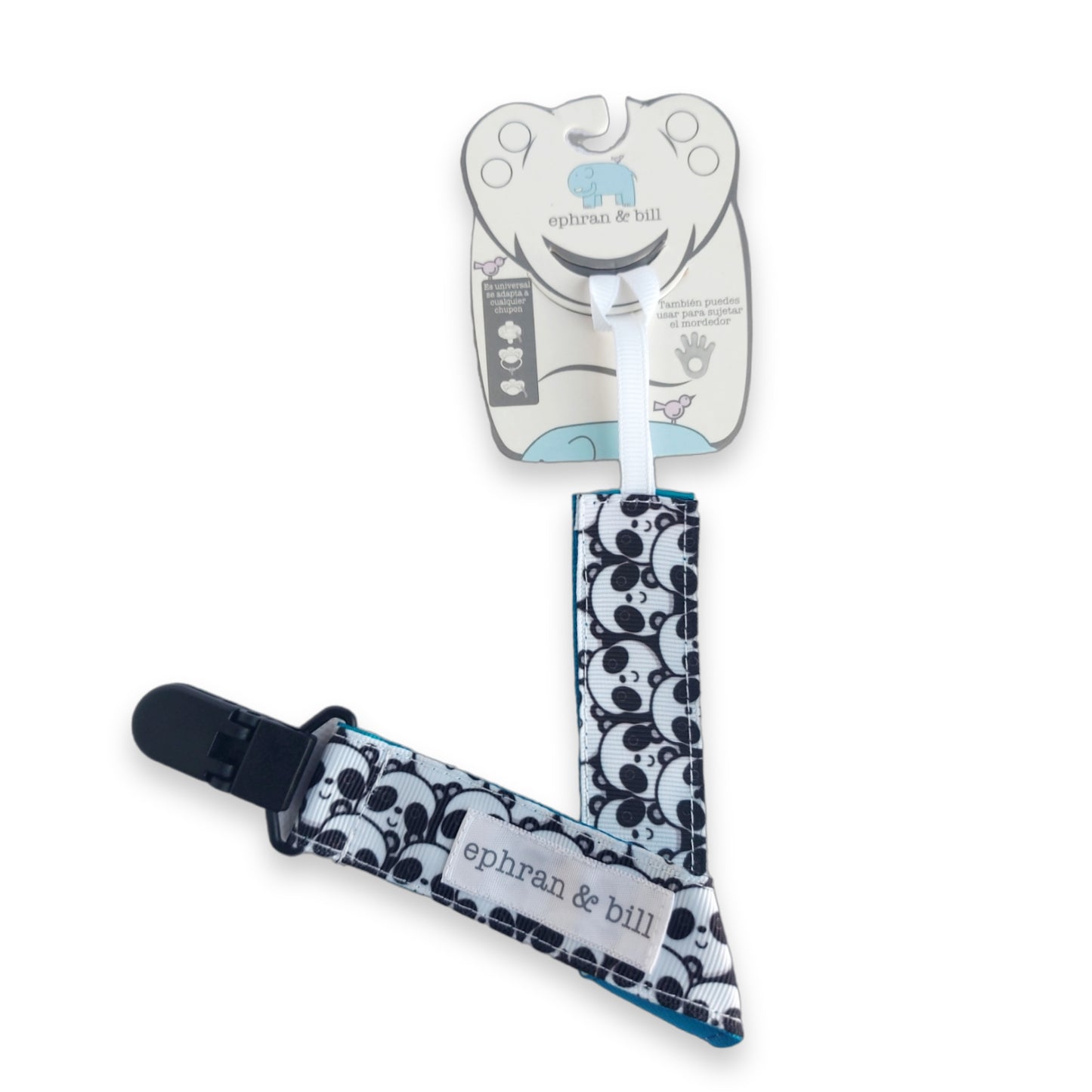 Porta Chupón con Clip Silicona