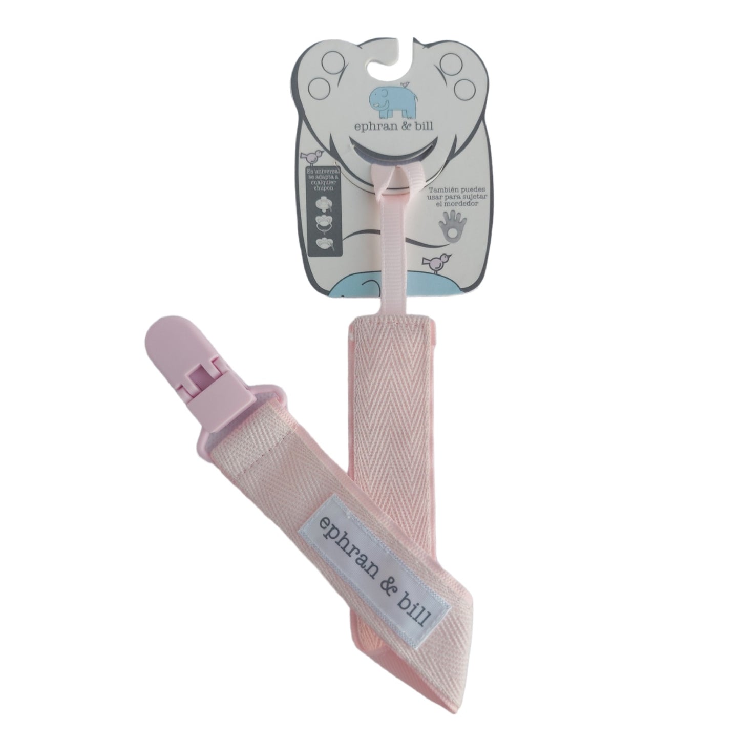 Porta Chupón con Clip Silicona