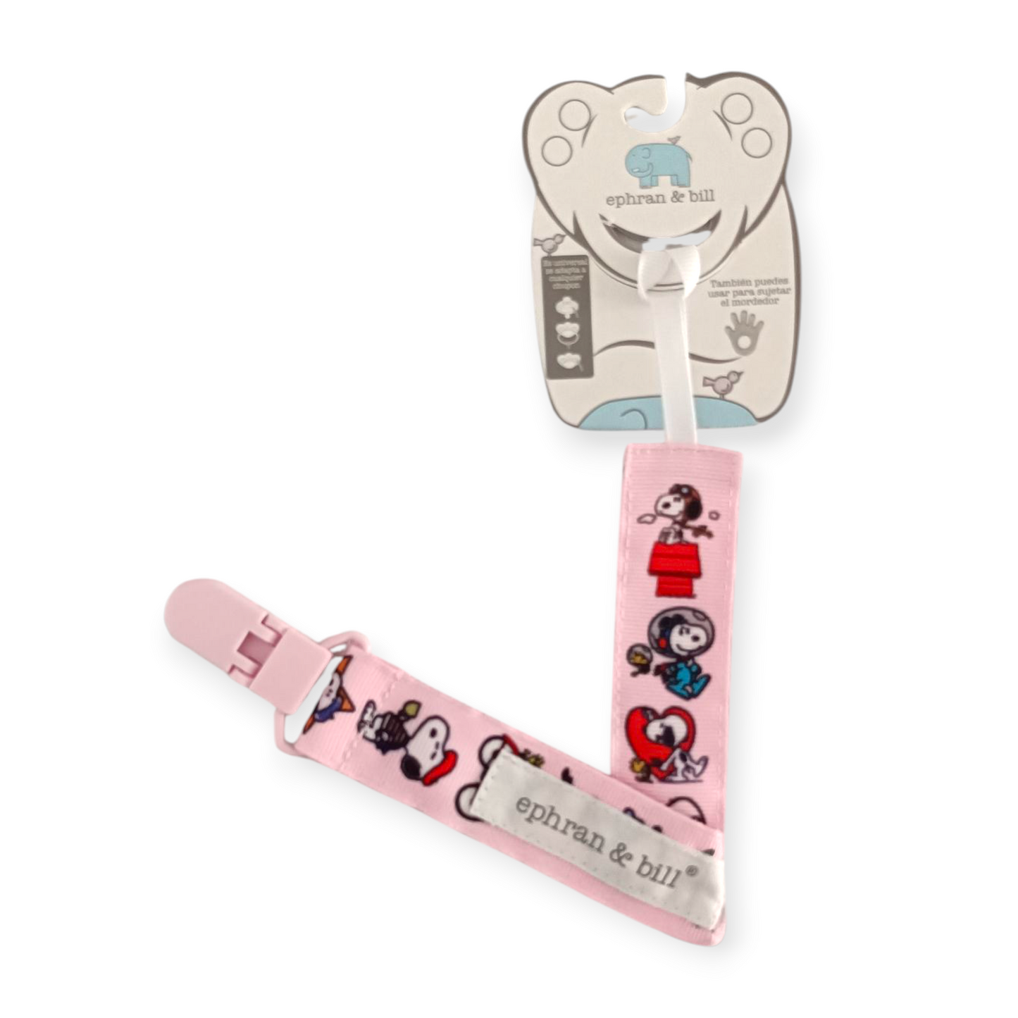 Porta Chupón con Clip Silicona