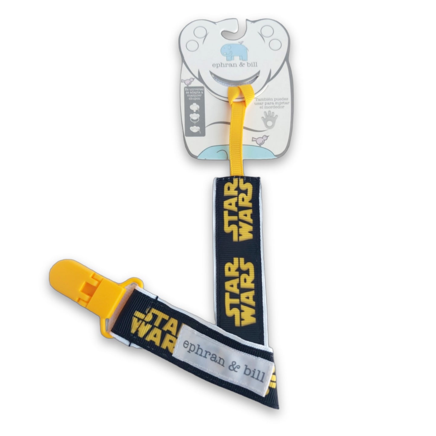 Porta Chupón con Clip Silicona