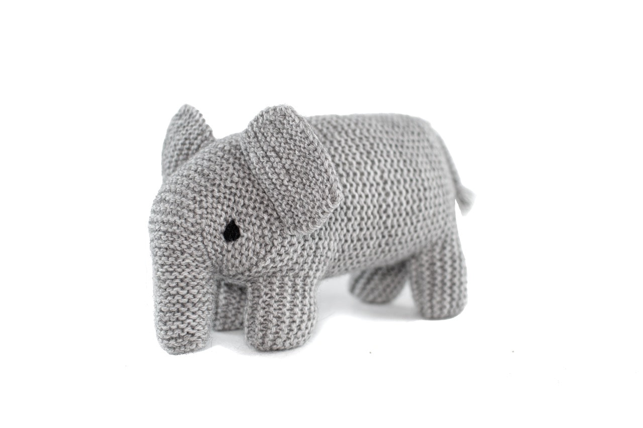 Elefante de algodón tejido