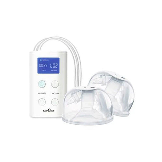 Extractor de Leche Doble Spectra 9 Plus + Caracups Manos Libres