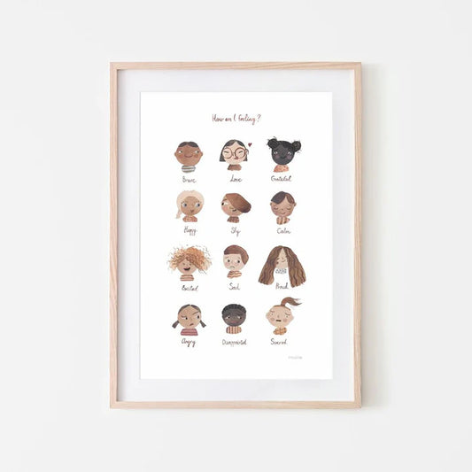 Mushie Poster Medium Feelings