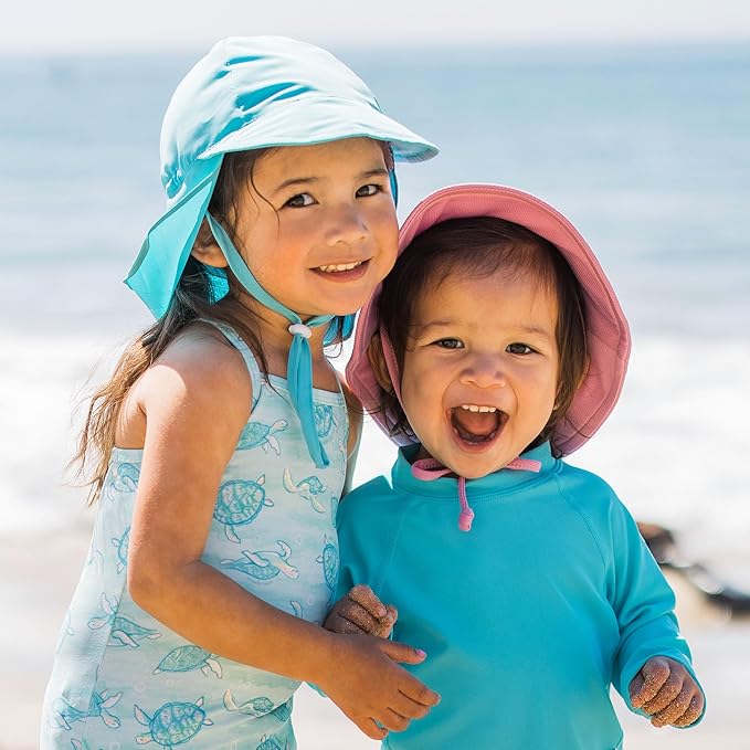 Flap Hat - Light Aqua