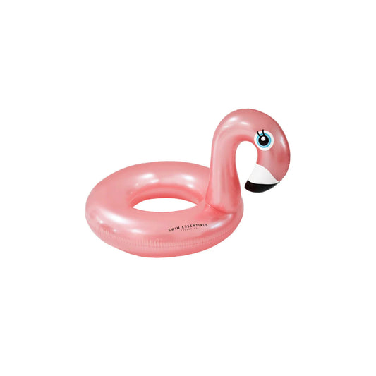 Flotador 95 cm Flamenco Oro Rosa