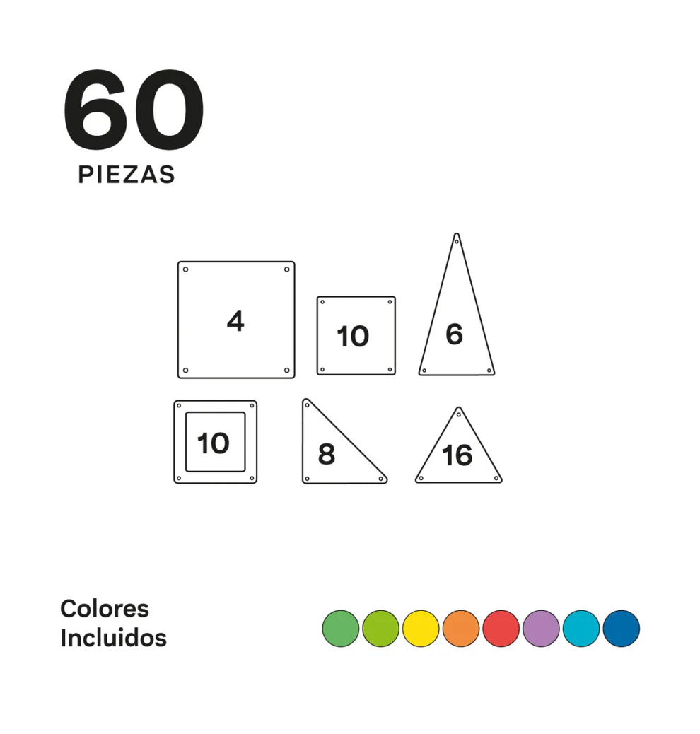 Imanix - Set de 60 Piezas
