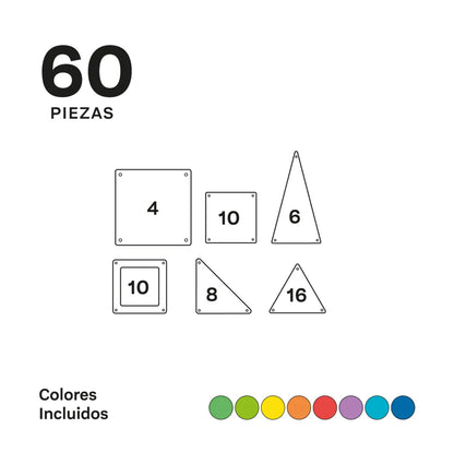 Imanix - Set de 60 Piezas