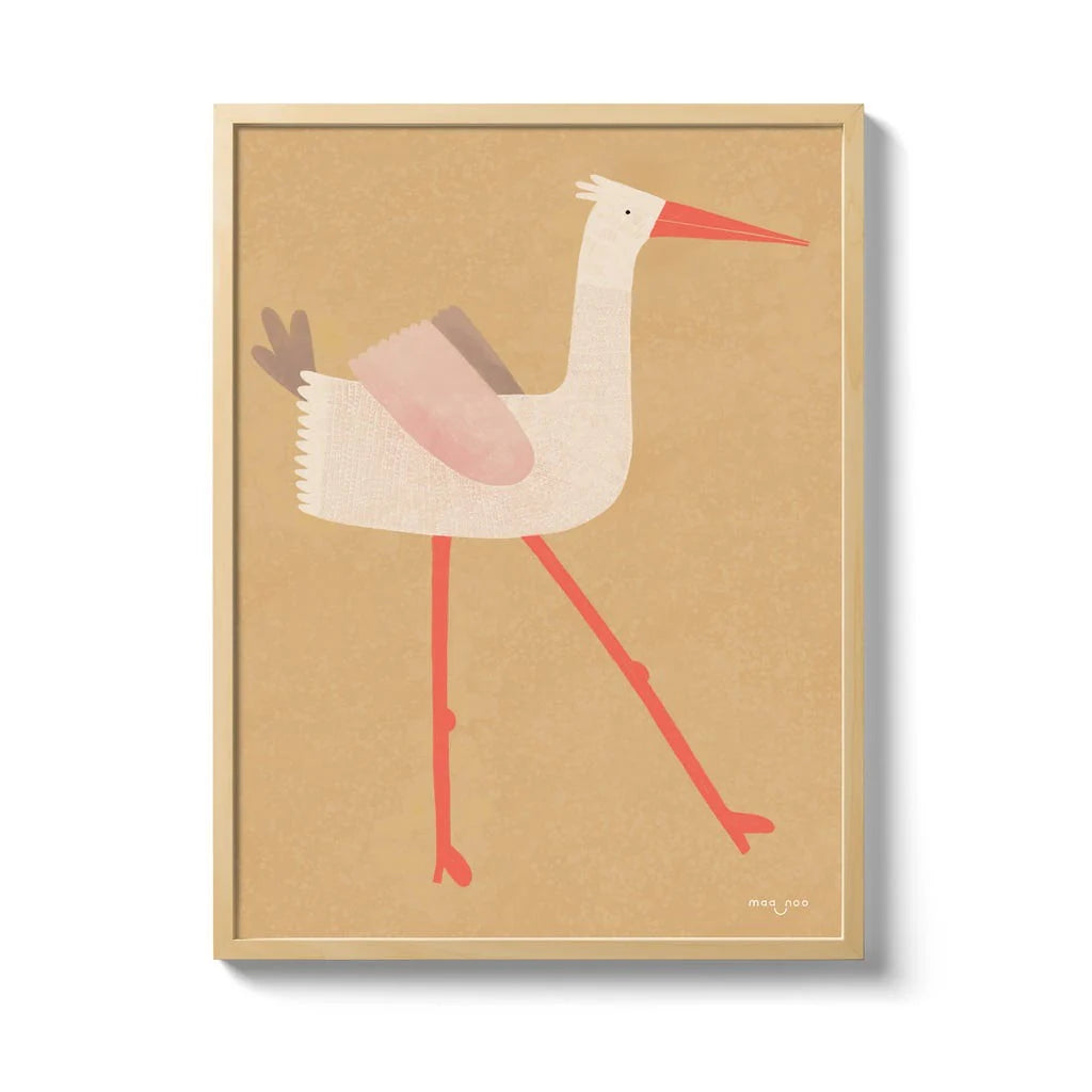 Póster Funny Little Bird Maa-Noo