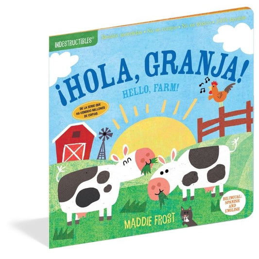 Libro Indestructible - ¡Hola Granja! ¡Hello Farm!