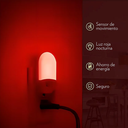 Luz Roja con Sensor de Movimiento