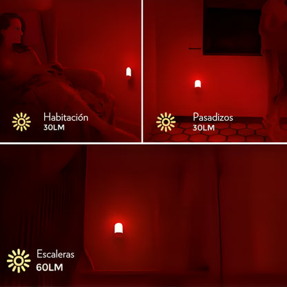Luz Roja con Sensor de Movimiento