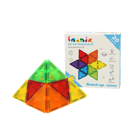 Imanix - Set de 20 triángulos