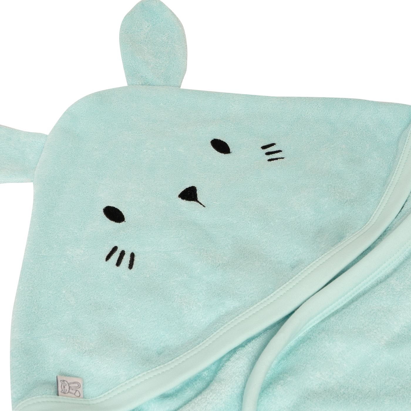 Toalla Toddler de Conejo - Verde Agua