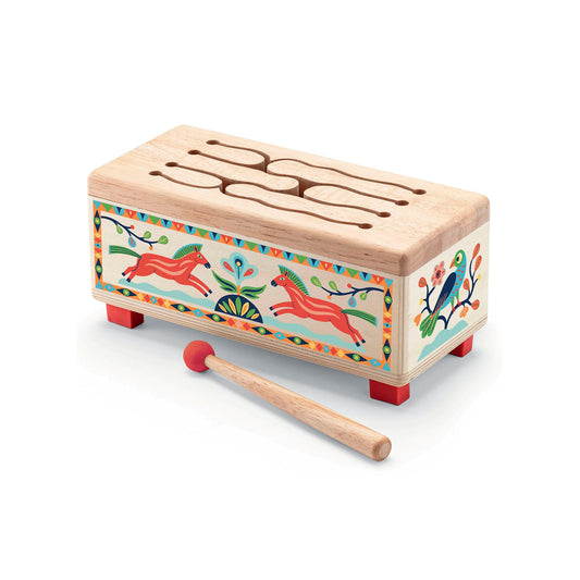 Instrumento Musical - Tambor de Madera