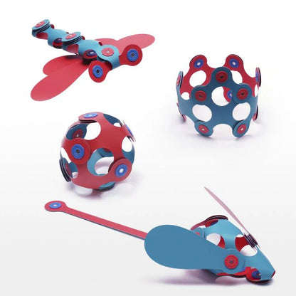 Clixo Itsy - Flamingo Turquoise 18 Pzas