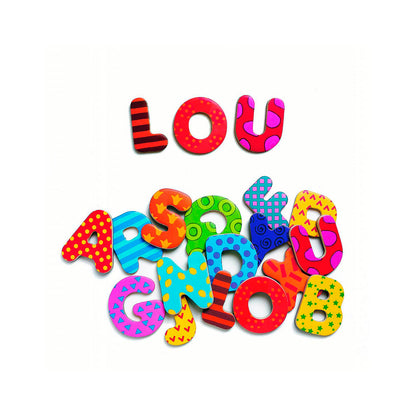 Juego con Imanes - 38 Letras Grandes