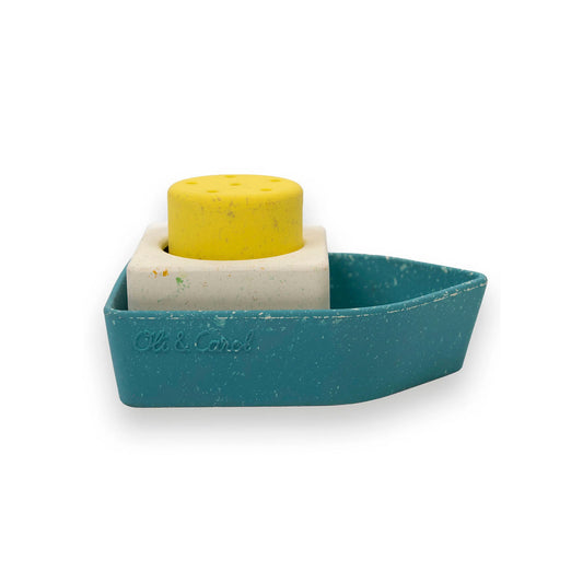 Juguete de Baño - Upcycled Boat Yellow
