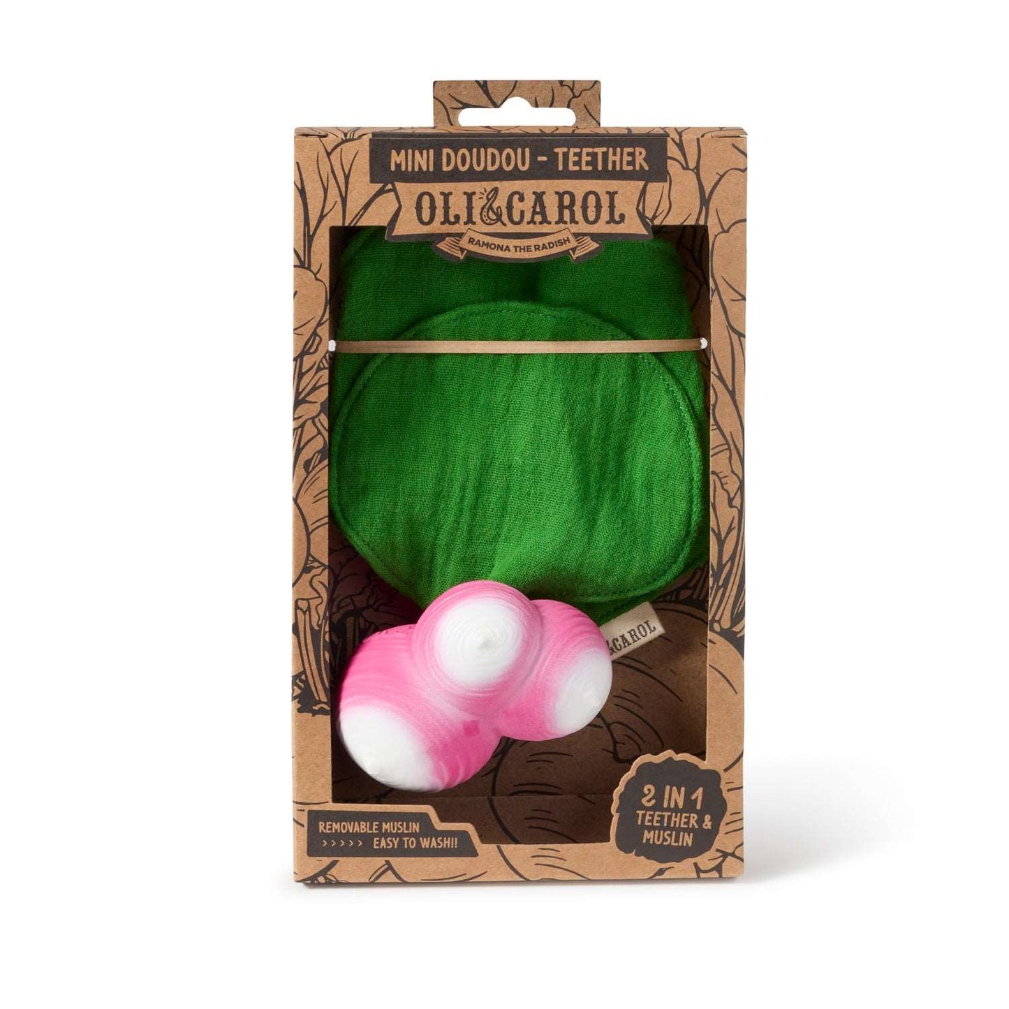 Ramona The Radish Mini Doudou - Teether