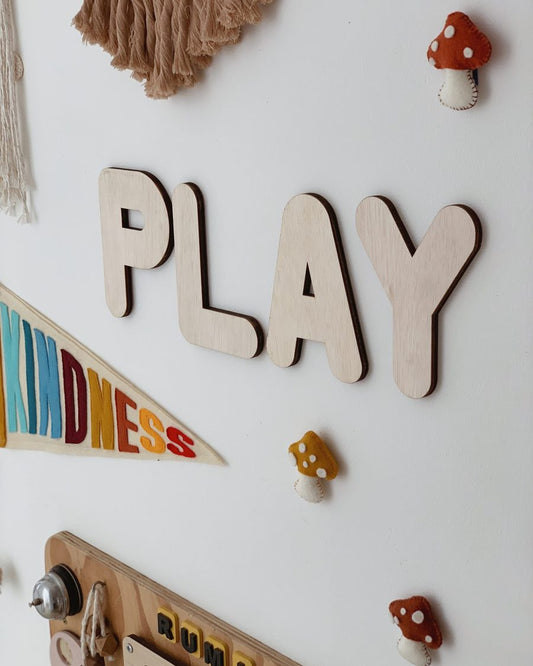 Wooden Letters - Letras Decorativas Play