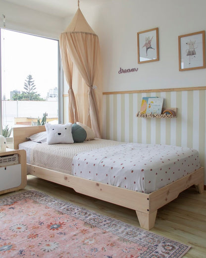 home, decoración, habitación, moderno, minimalista, niñas, niños, muebles infantiles, decoración, funcional, vintage, elegante, baby, infantil, cama, 1 plaza, 1.5 plaza, madera,patas.