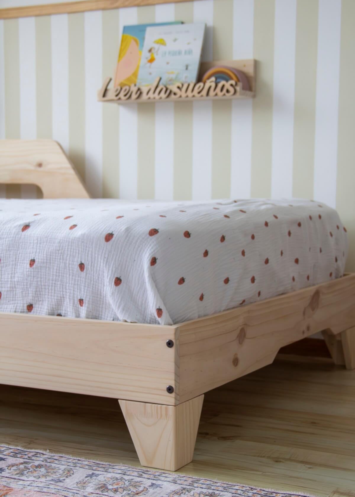 home, decoración, habitación, moderno, minimalista, niñas, niños, muebles infantiles, decoración, funcional, vintage, elegante, baby, infantil, cama, 1 plaza, 1.5 plaza, madera,patas.