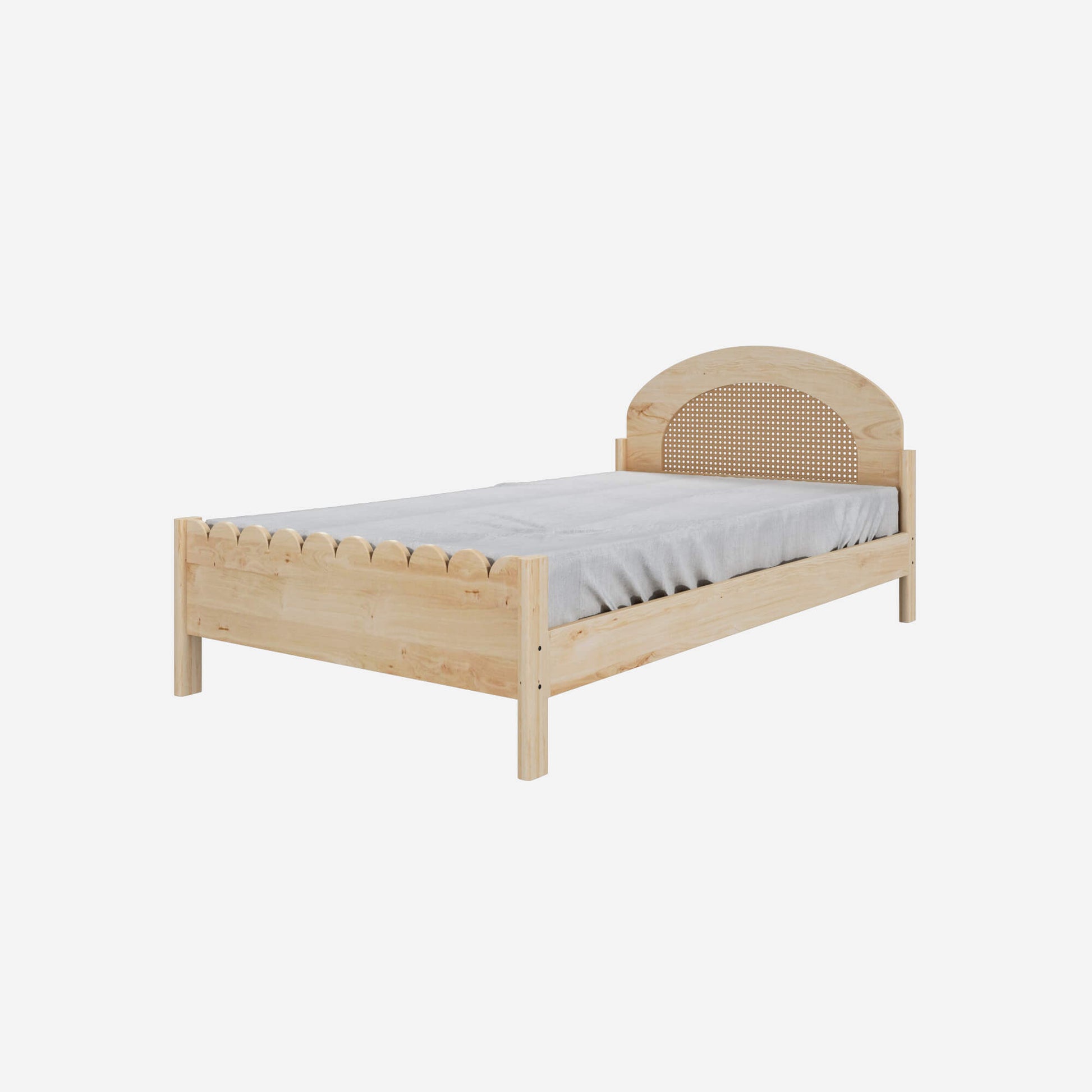 cama Bali, 1 plaza, 1.5 plazas, muebles infantiles, colección exclusiva, montessori,  sostenibilidad, niños, niñas, madera, evolutivas, ecológicas, ambiente, somos verde, minimalista, dormitorio; decoración, hogar, moderna, barnizadas, sencillez. ratán, delicadeza, ternura.