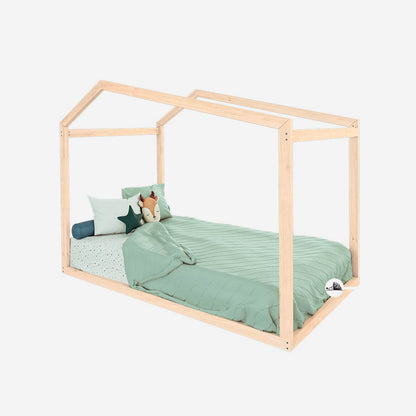 Maia. cama estilo casita, 1 plaza, 1.5 plazas, muebles infantiles, colección, diseñadas plana, montessori, asiri, sostenibilidad, convertible, niños, niñas, madera, evolutivas, ecológicas  ambiente, somos verde, minimalista, dormitorio; decoración, hogar, moderna, barnizadas, sencillez.