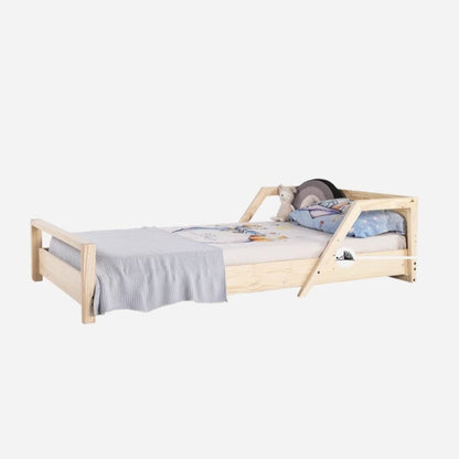 cama neo, 1 plaza, 1.5 plazas, muebles infantiles, colección exclusiva, montessori,  sostenibilidad, niños, niñas, madera, evolutivas, ecológicas, ambiente, somos verde, minimalista, dormitorio; decoración, hogar, moderna, barnizadas, sencillez.