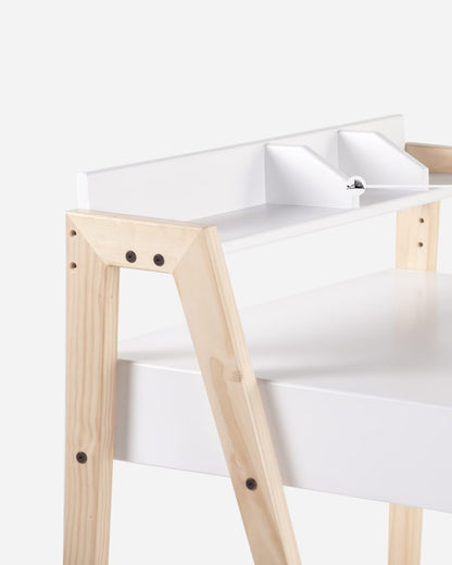 Escritorio de madera, dormitorio, home, decoración, habitación, moderno, minimalista, niñas, niños, muebles infantiles, decorar, funcional, vintage, elegante, baby, infantil, organizador, mesa noche,multiuso, cajón.