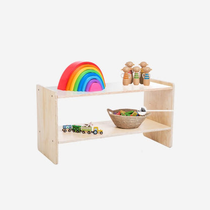 Estante de madera, start, dormitorio, home, decoración, 2 niveles, habitación, moderno, minimalista, niñas, niños, muebles infantiles, decorar, funcional, vintage, elegante, baby, organizador de juguetero, infantil,cajones.
