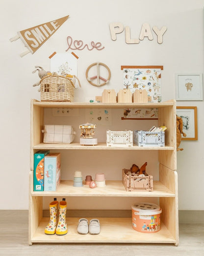 Estante de madera, start, dormitorio, home, decoración, 2 niveles, habitación, moderno, minimalista, niñas, niños, muebles infantiles, decorar, funcional, vintage, elegante, baby, organizador de juguetero, infantil,cajones.