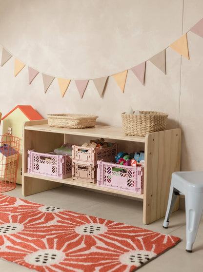 Estante de madera, start, dormitorio, home, decoración, 2 niveles, habitación, moderno, minimalista, niñas, niños, muebles infantiles, decorar, funcional, vintage, elegante, baby, organizador de juguetero, infantil,cajones.