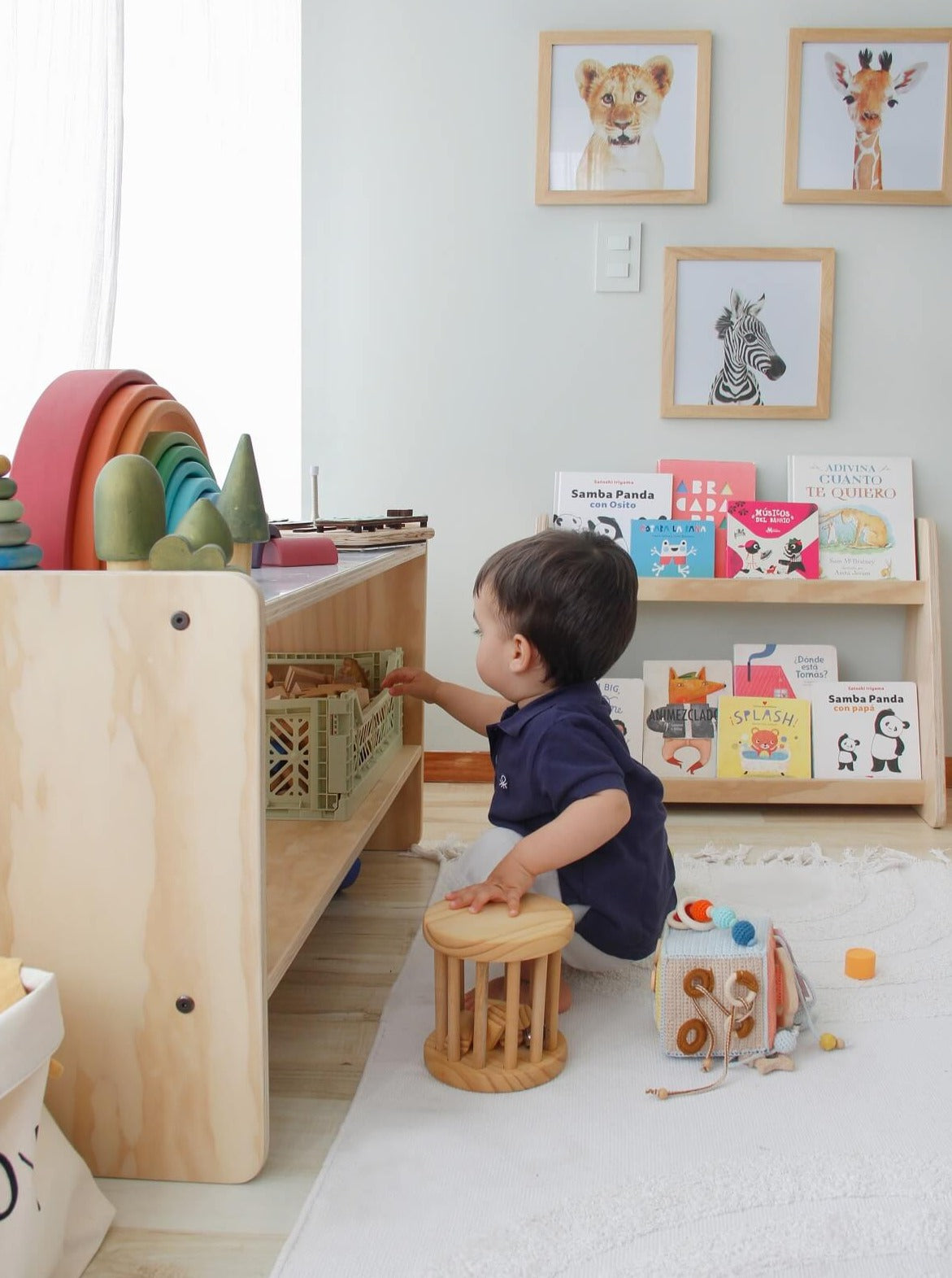 Estante de madera, start, dormitorio, home, decoración, 2 niveles, habitación, moderno, minimalista, niñas, niños, muebles infantiles, decorar, funcional, vintage, elegante, baby, organizador de juguetero, infantil,cajones.