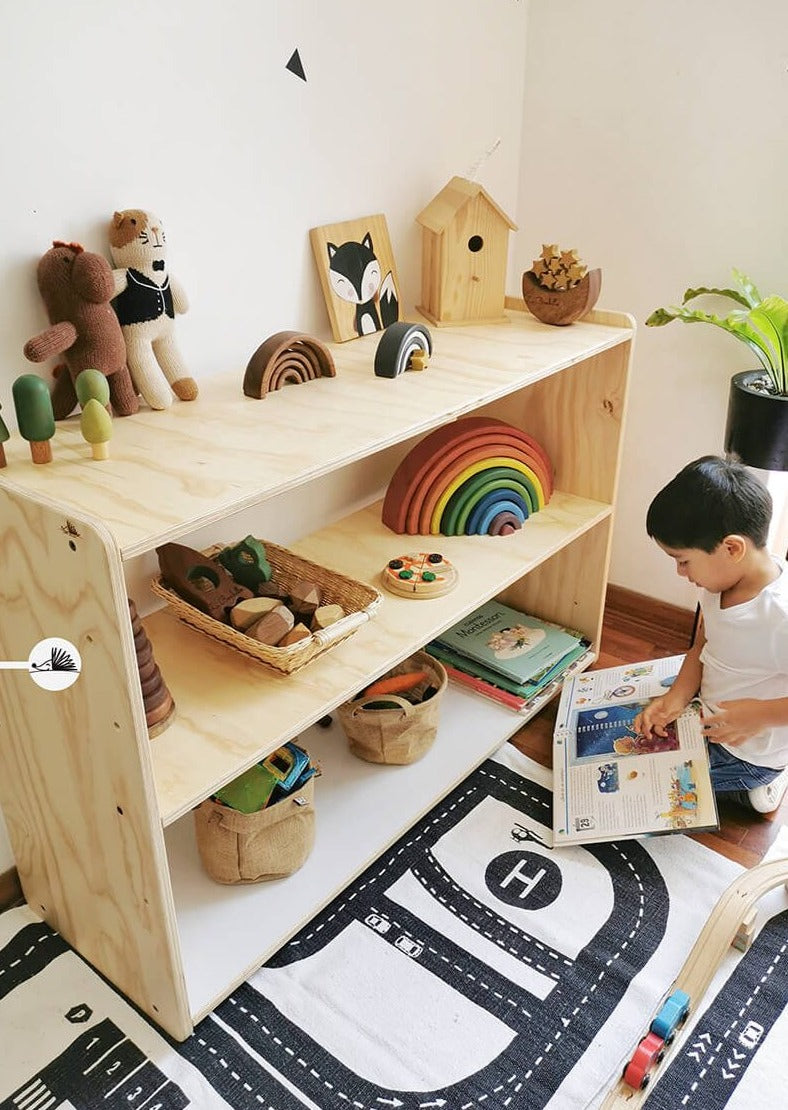 Estante de madera, maxi start,  dormitorio, home, decoración, 3 niveles, habitación, moderno, minimalista, niñas, niños, muebles infantiles, decorar, funcional, vintage, elegante, baby, organizador de juguetero, infantil,cajones.