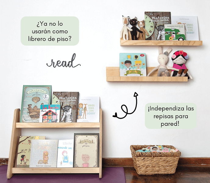 Librero, capacidad 20 libros, montessori, evolutivo, dormitorio, home, decoración, habitación, moderno, minimalista, niñas, niños, muebles infantiles, decorar, funcional, vintage, elegante, baby, infantil, librero organizador, multiuso, zona para leer, estudiar, madera, 2 niveles, madera.