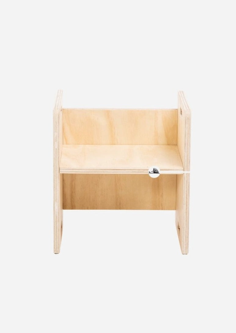 Silla Star, montessori, evolutiva, dormitorio, home, decoración, habitación, moderno, minimalista, niñas, niños, muebles infantiles, decorar, funcional, vintage, elegante, baby, infantil, silla apoyo, multiuso, silla para leer, estudiar, madera, 2 niveles.