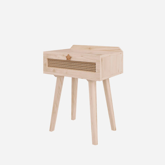 velador, mesa de noche, madera, dormitorio, home, decoración, habitación, moderno, minimalista, niñas, niños, muebles infantiles, decorar, funcional, vintage, velador con cajón, elegante, baby, cómoda, ratán.