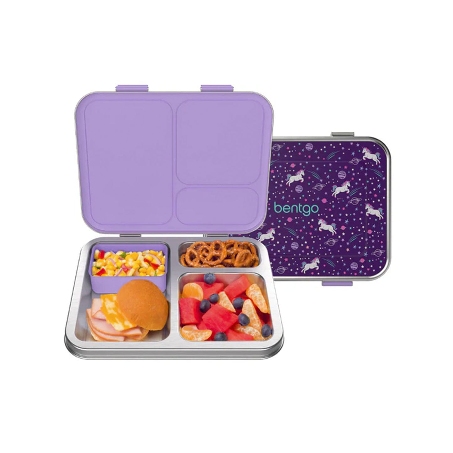 Lonchera Fiambrera de Acero Inoxidable Bentgo - Unicornio