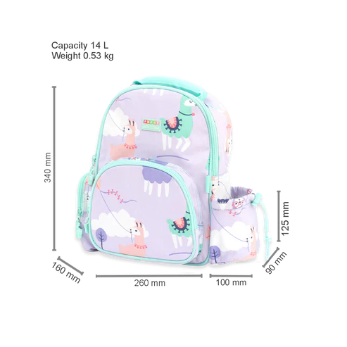 Mochila Backpack Medium - Loopy Llama