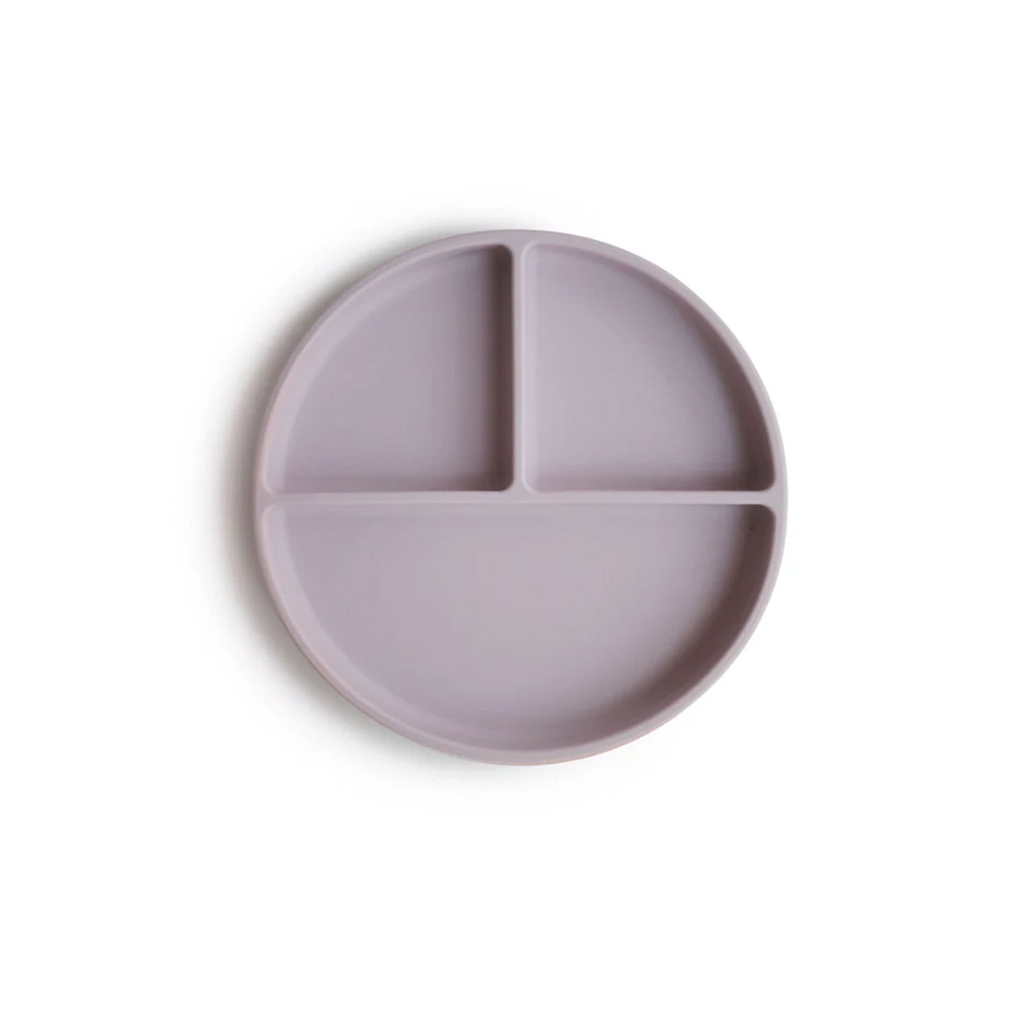 Mushie Plato de Silicona con Divisiones- Soft Lilac