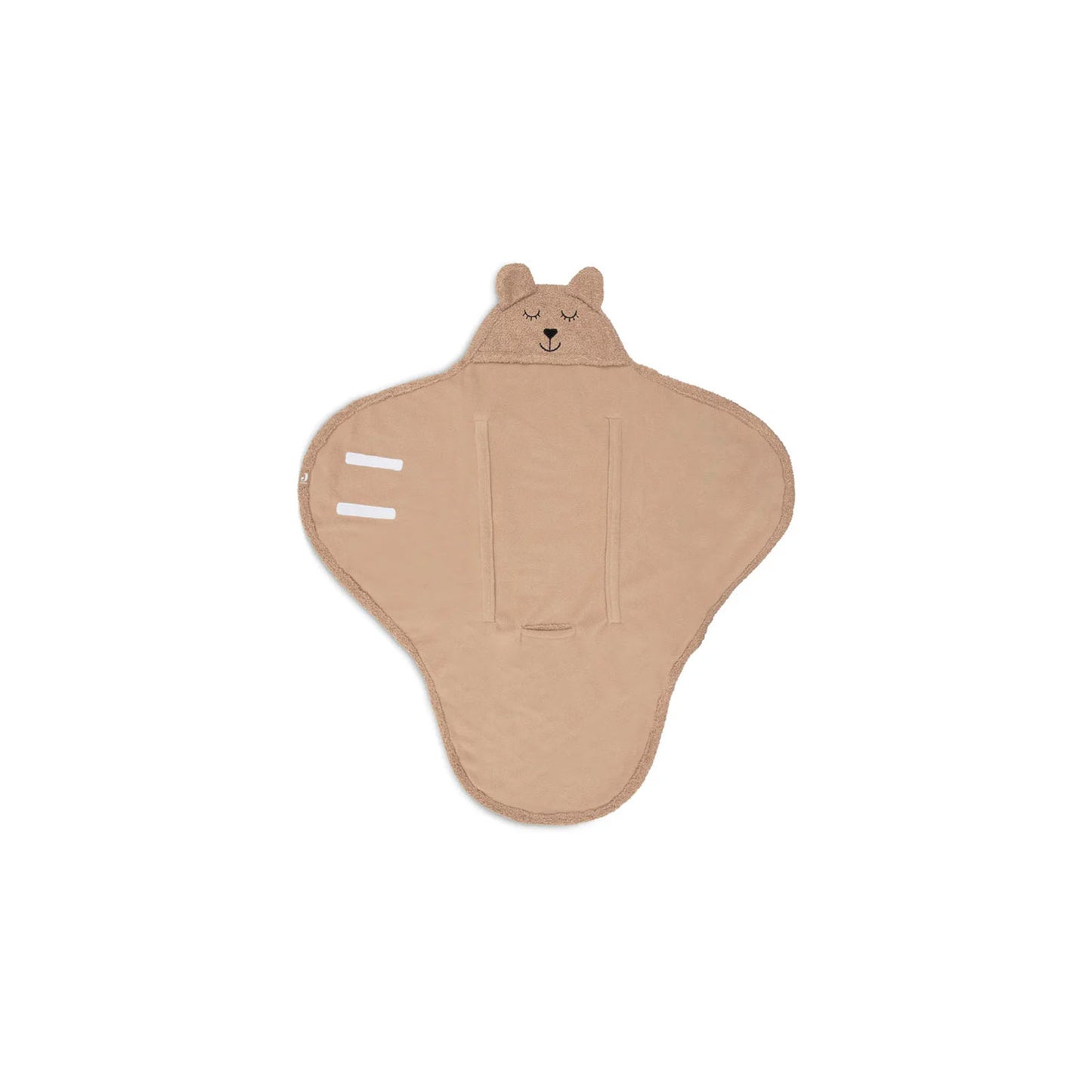 Manta Envolvente Bear Boucle - Biscuit Jollein