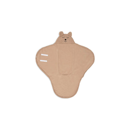 Manta Envolvente Bear Boucle - Biscuit Jollein